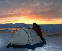 Expeditionskreuzfahrten - Südpolarregion, Antarktika-Expeditionen - Zeltlager zur Übernachtung an Land